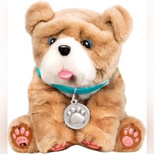 Little Live Pets Rollie My Kissing Puppy Bulldog Interactive Dog Plush